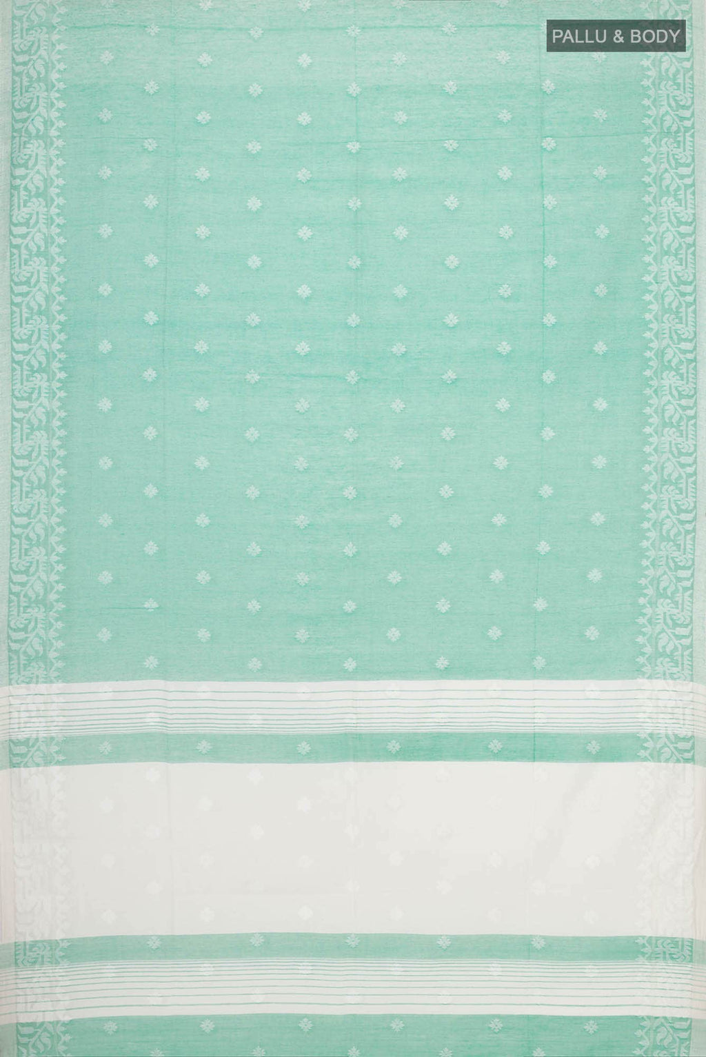 Aarna-Green Bengal Cotton Saree