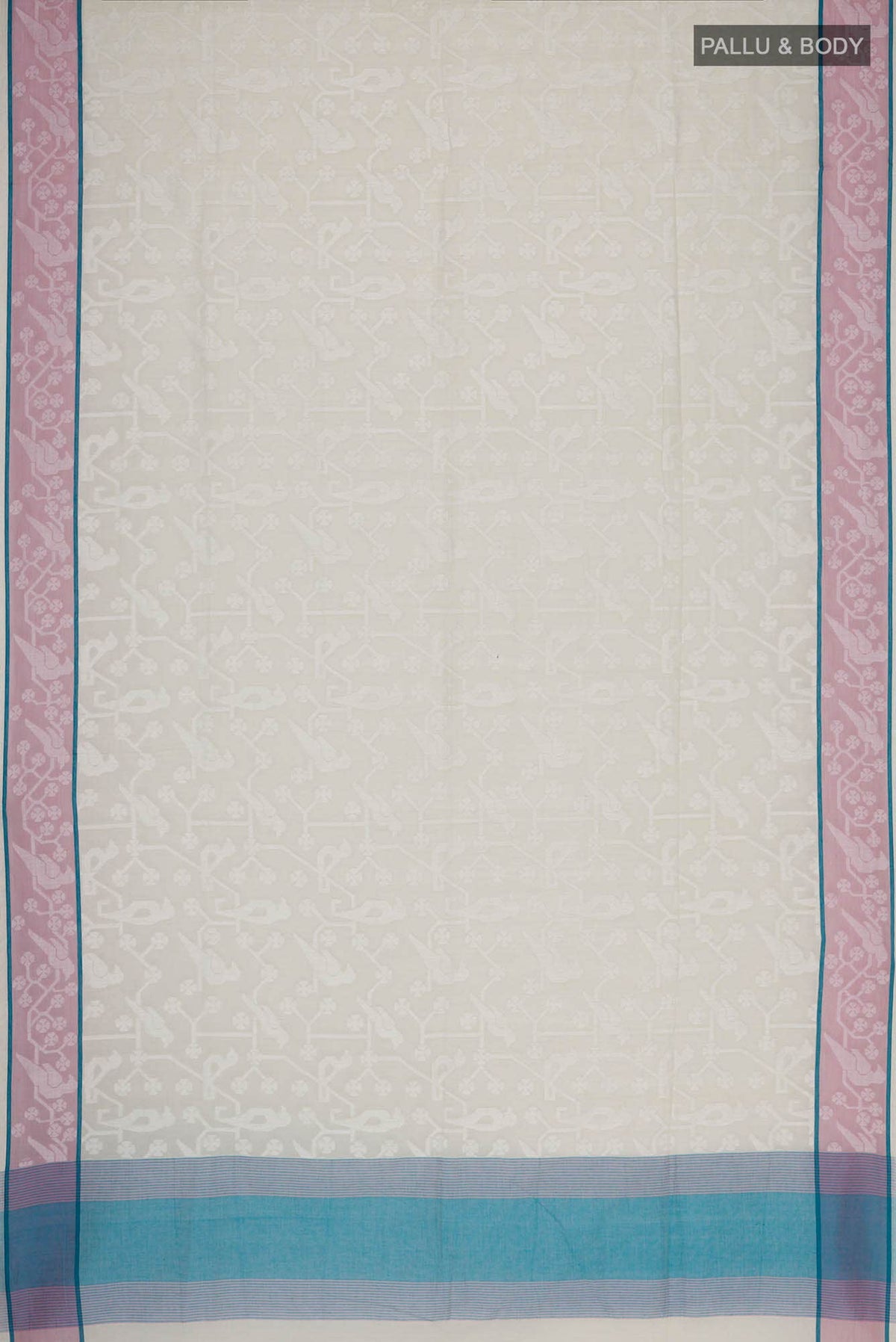 Jamini-Sage Green Bengal Cotton Saree