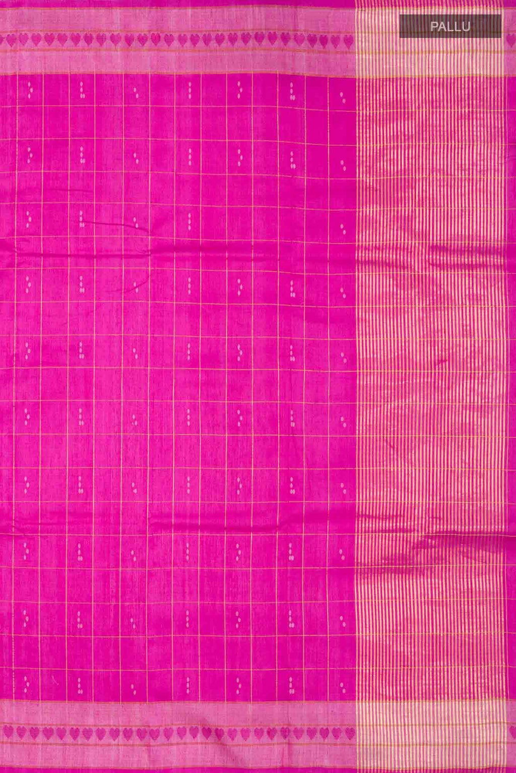 Touch of love-Pink Bhagalpuri Tussar Silk Saree
