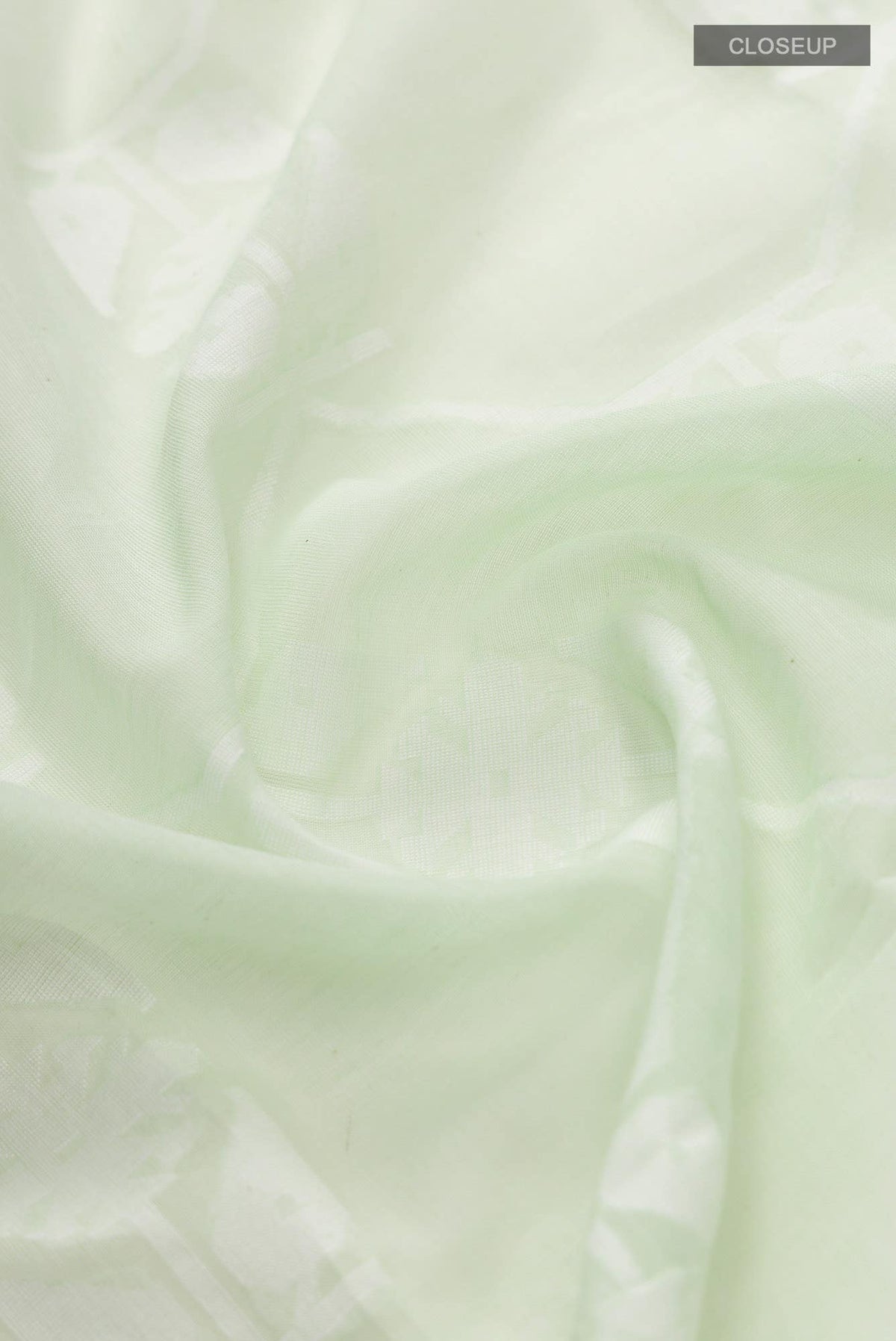 Suman-Mint Green Bengal Cotton Saree