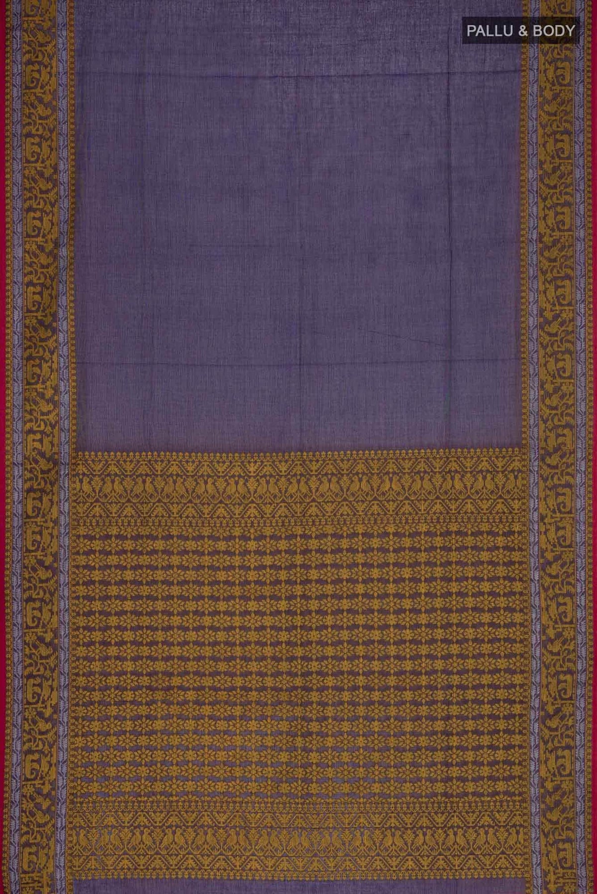 Priyambada-Navy Blue Bengal Cotton Saree