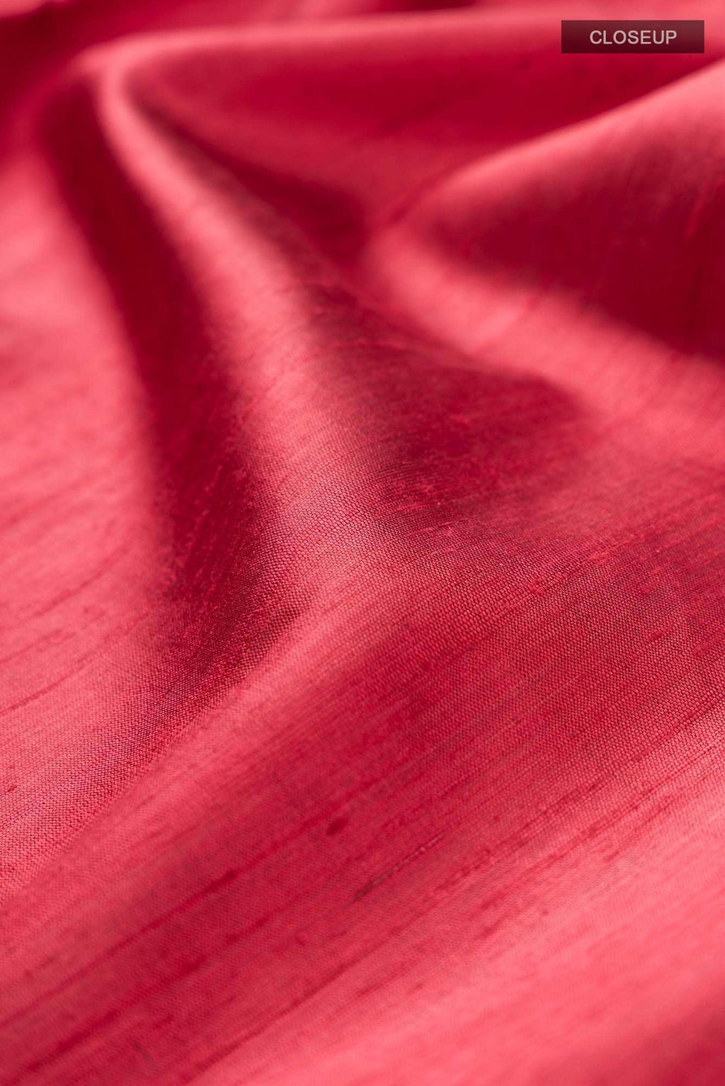 Emerald Ember-Red Bhagalpuri Tussar Silk Saree