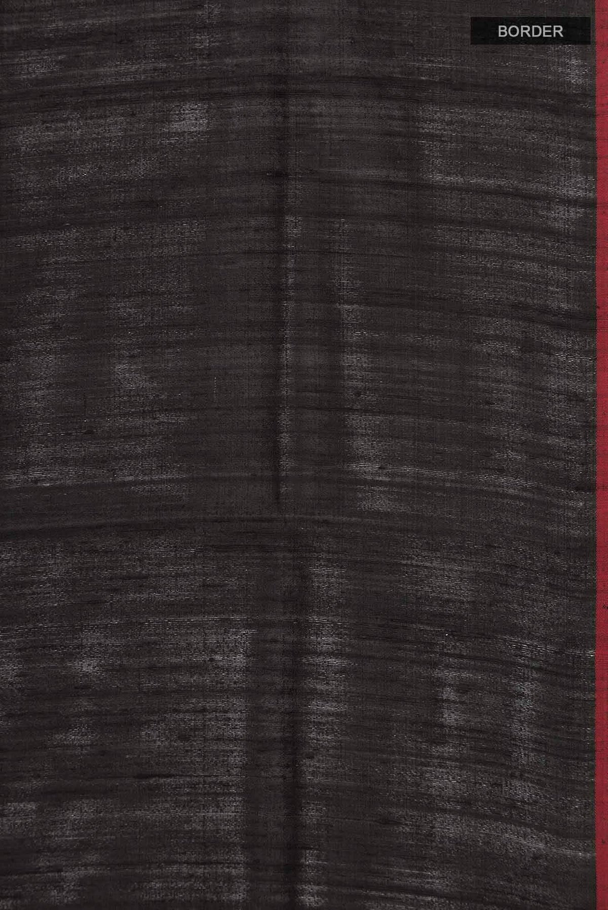 Dusky Diva-Black Tussar Silk Saree