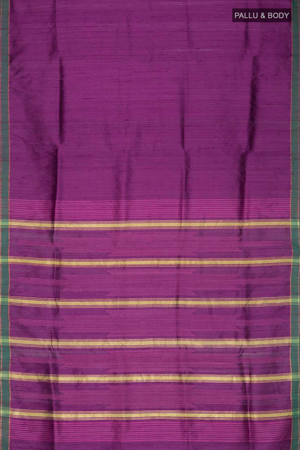Mystic Berry-Purple Tussar Silk Saree