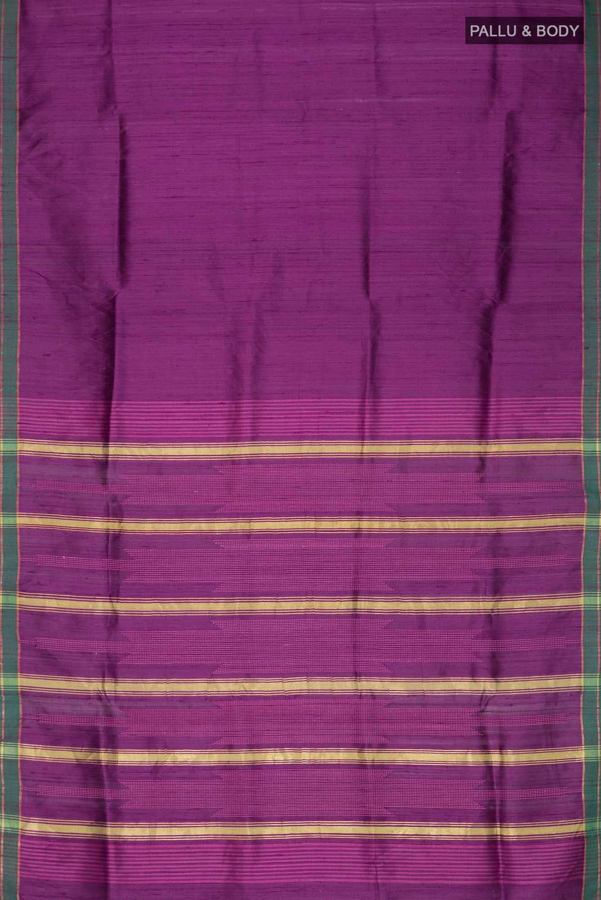 Mystic Berry-Purple Tussar Silk Saree