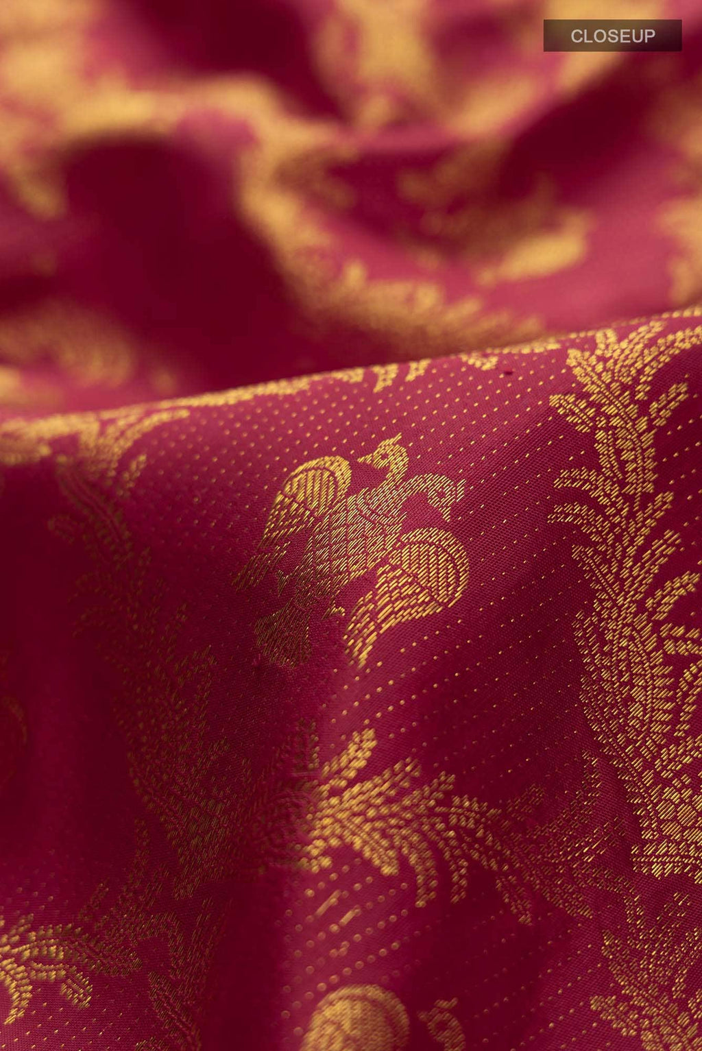 Veeravali-Maroon Kanchipuram Silk Saree