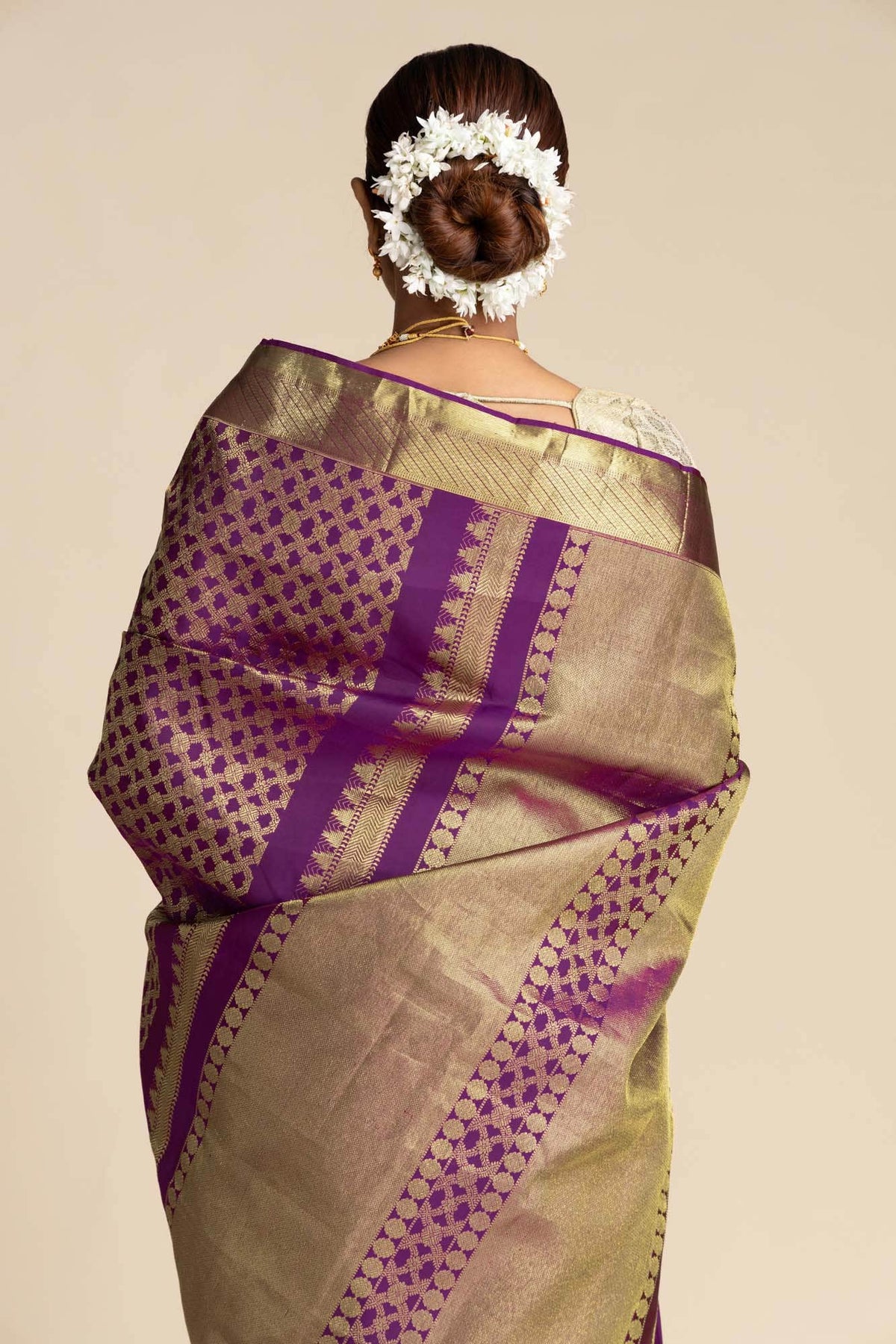 Rudrani-Purple Kanchipuram Silk Saree