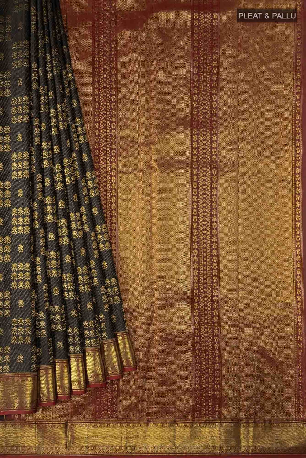 Kanaka-Black Kanchipuram Silk Saree