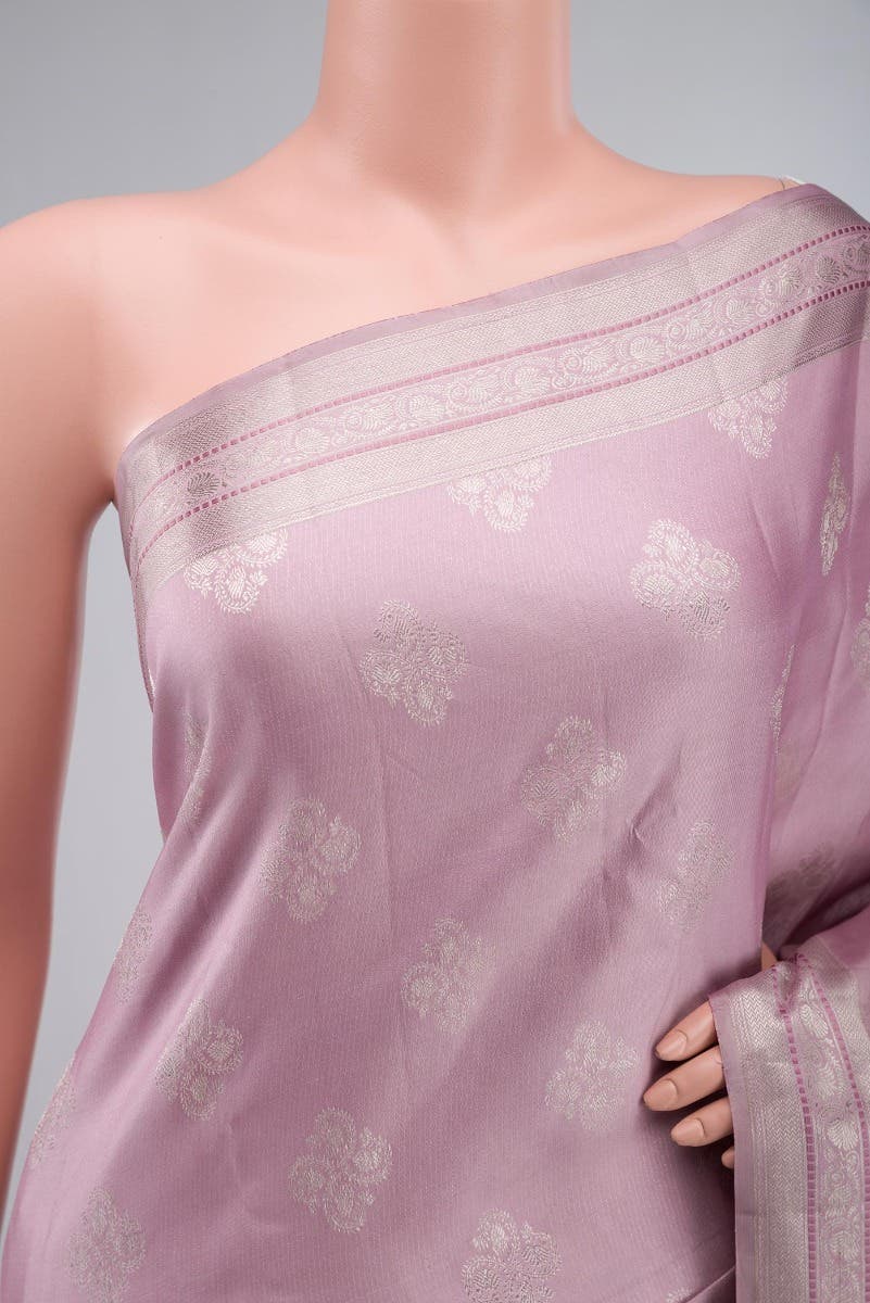Thamarai-Pastel Pink Kanchipuram Silk Saree