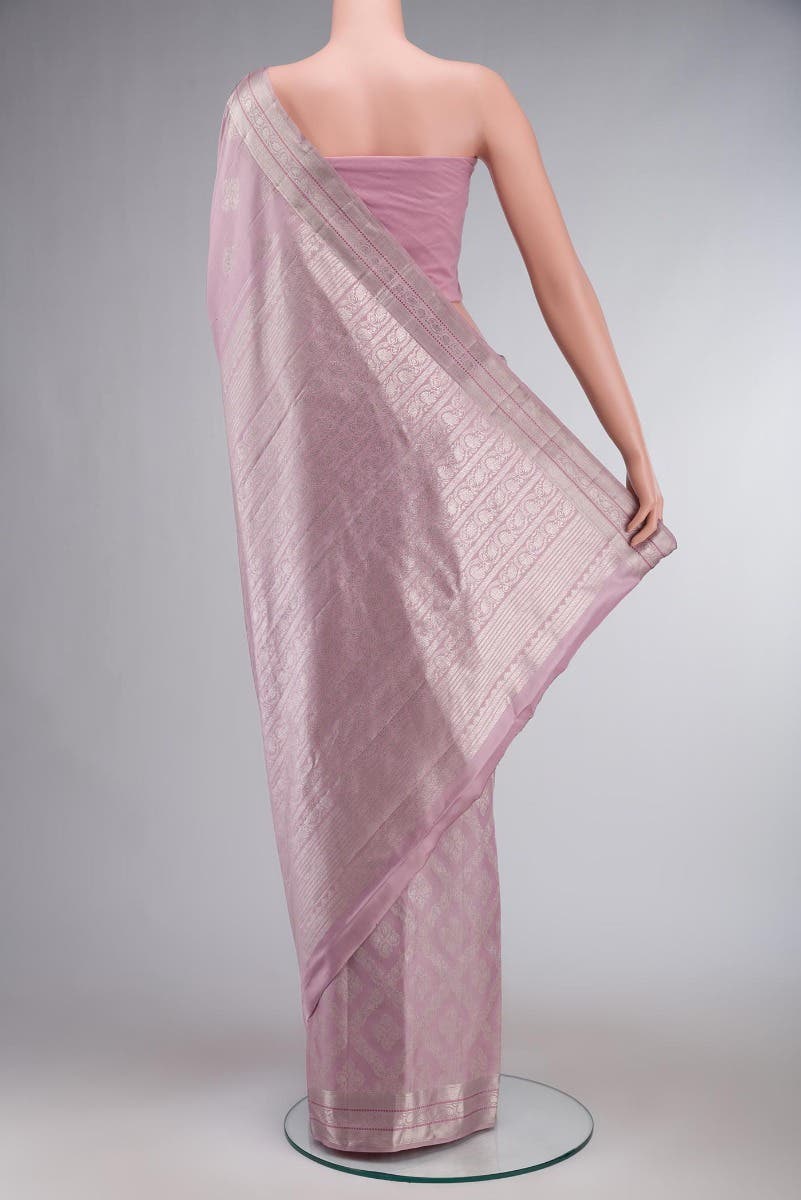Thamarai-Pastel Pink Kanchipuram Silk Saree