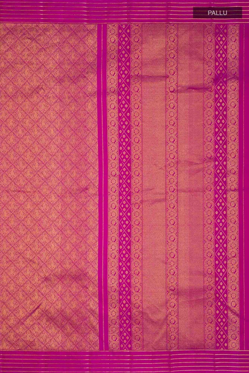 Maangai-Rani Pink Kanchipuram Silk Saree