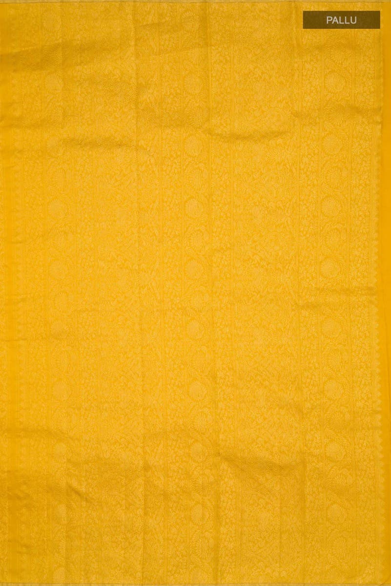 Vanashree-Mustard Yellow Kanchipuram Silk Saree