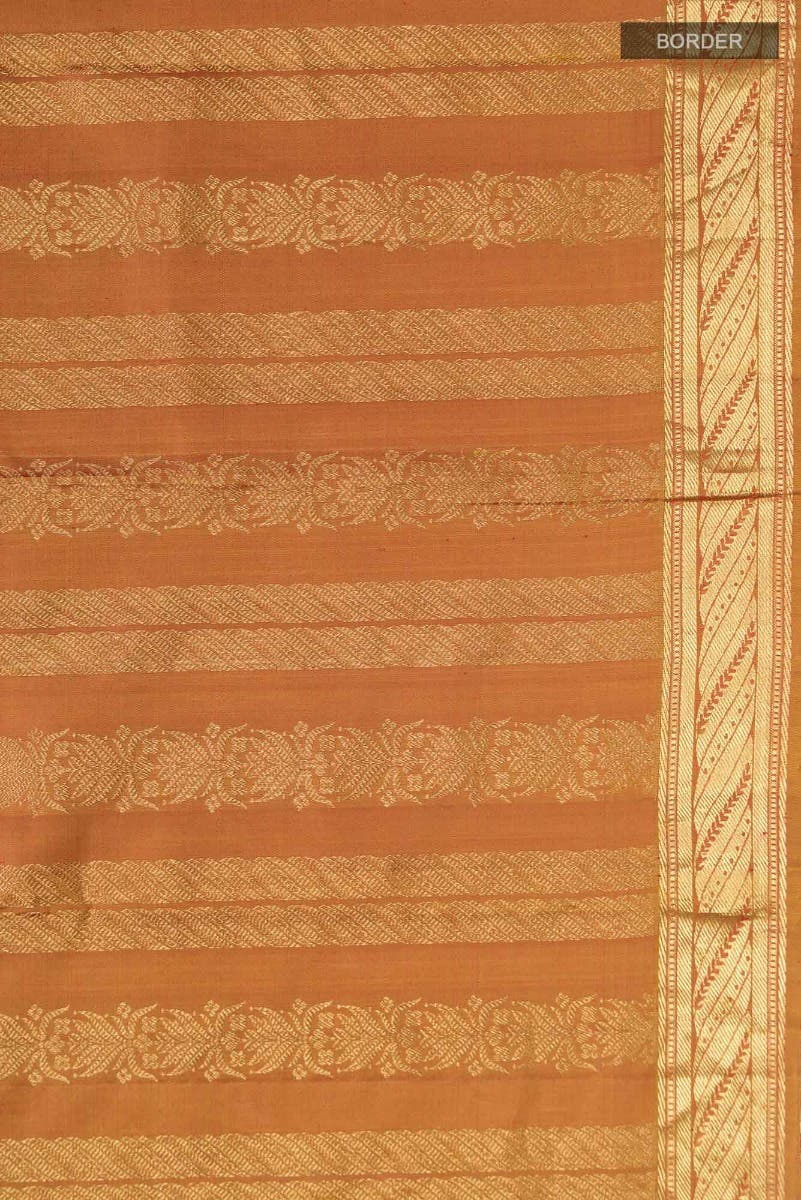 Mangalam-Orange Kanchipuram Silk Saree