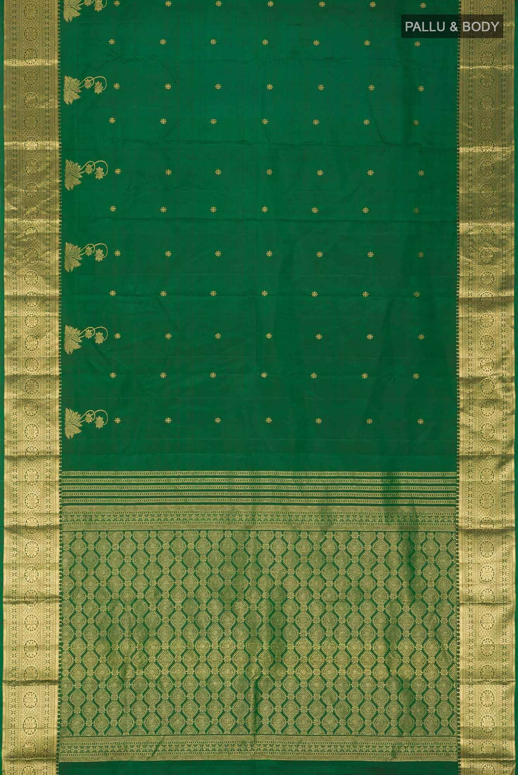 Tarangini-Green Kanchipuram Silk Saree
