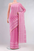 Mrinal-Pink Bengal Cotton saree