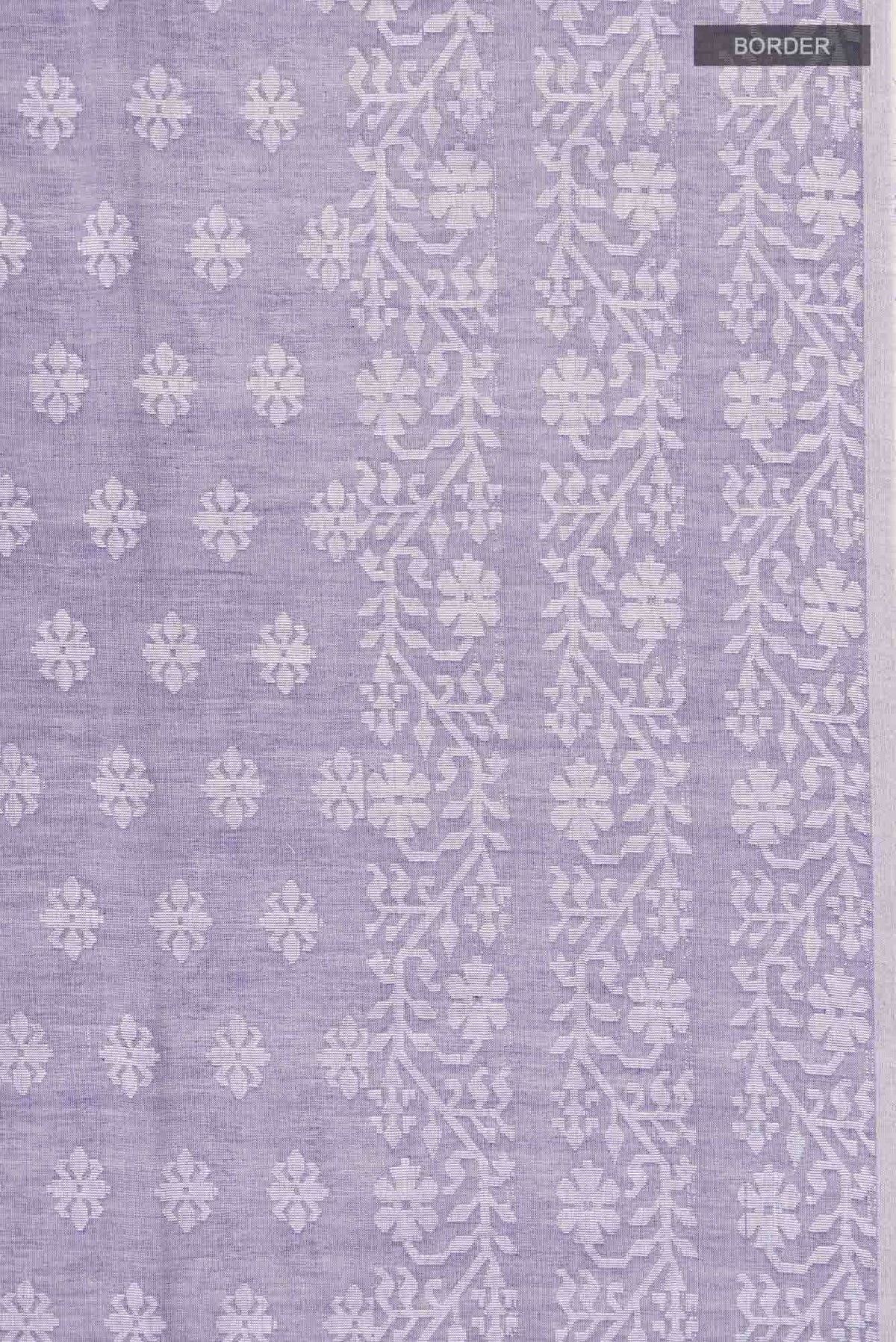 Mrinal-Heather Purple Bengal Cotton saree