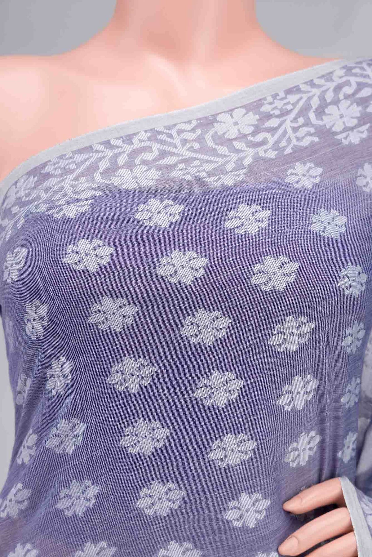 Mrinal-Heather Purple Bengal Cotton saree
