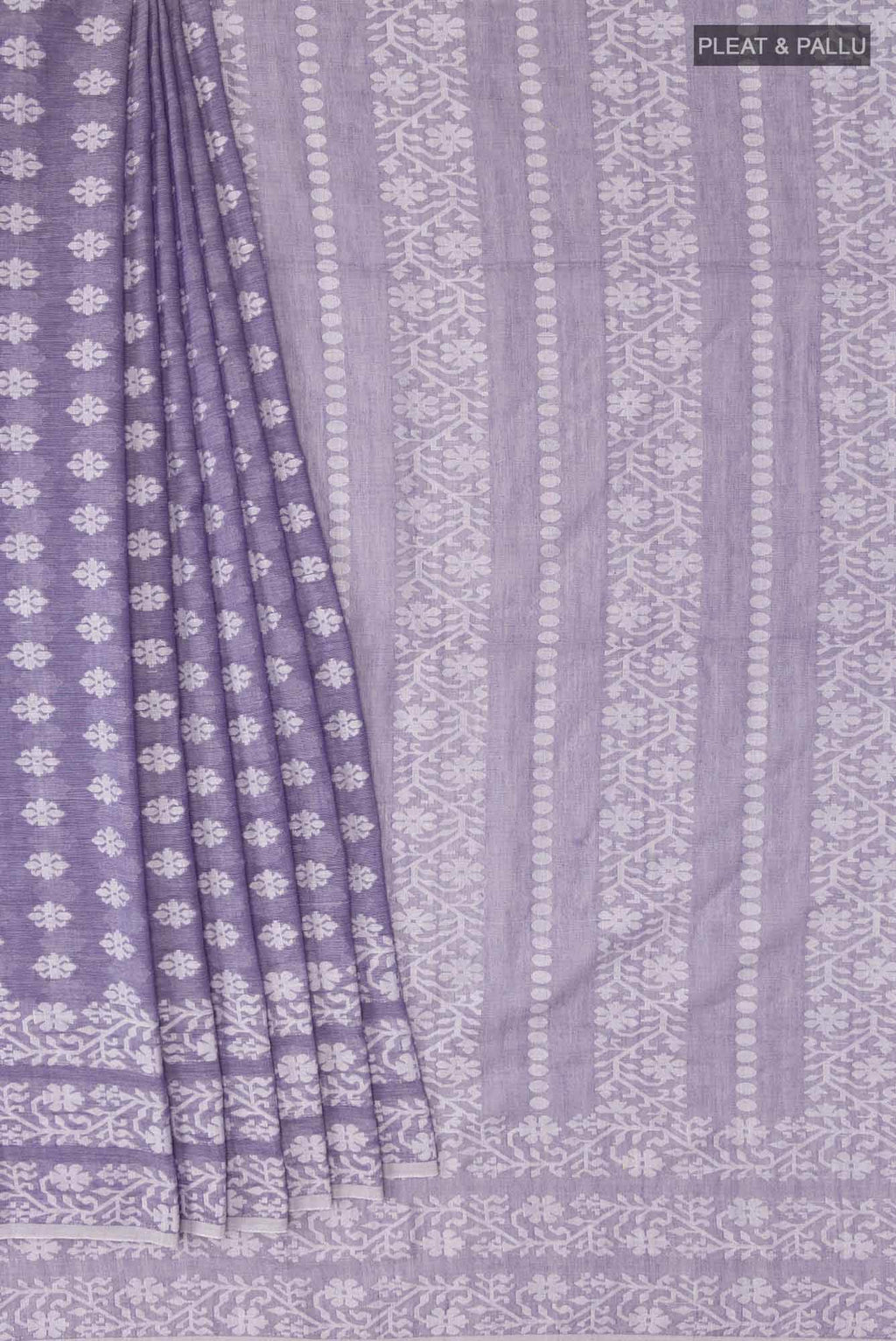 Mrinal-Heather Purple Bengal Cotton saree