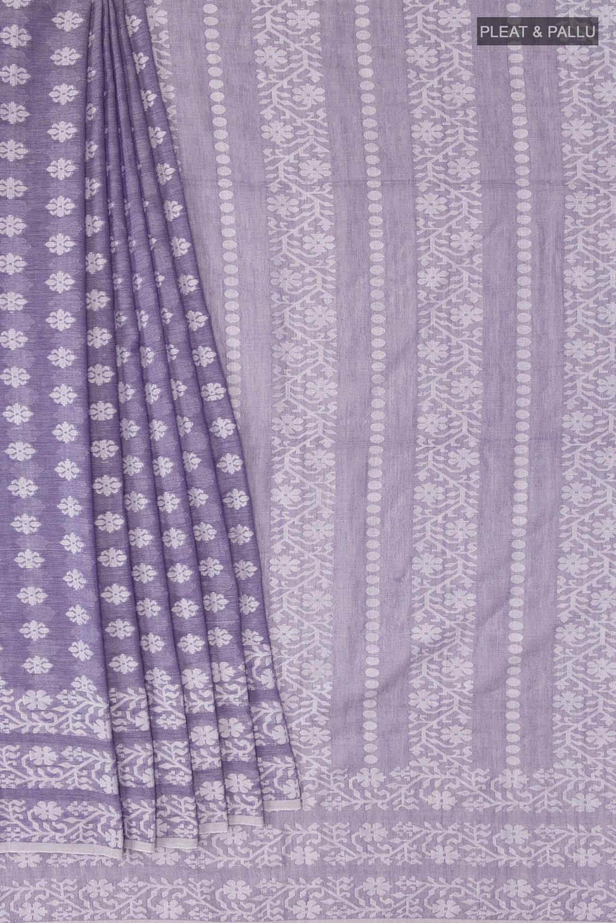 Mrinal-Heather Purple Bengal Cotton saree