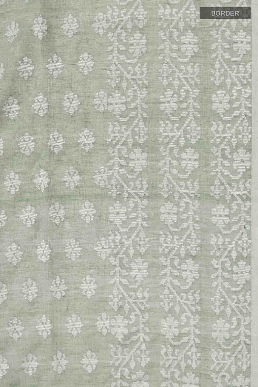 Mrinal-Sage Green Bengal Cotton saree