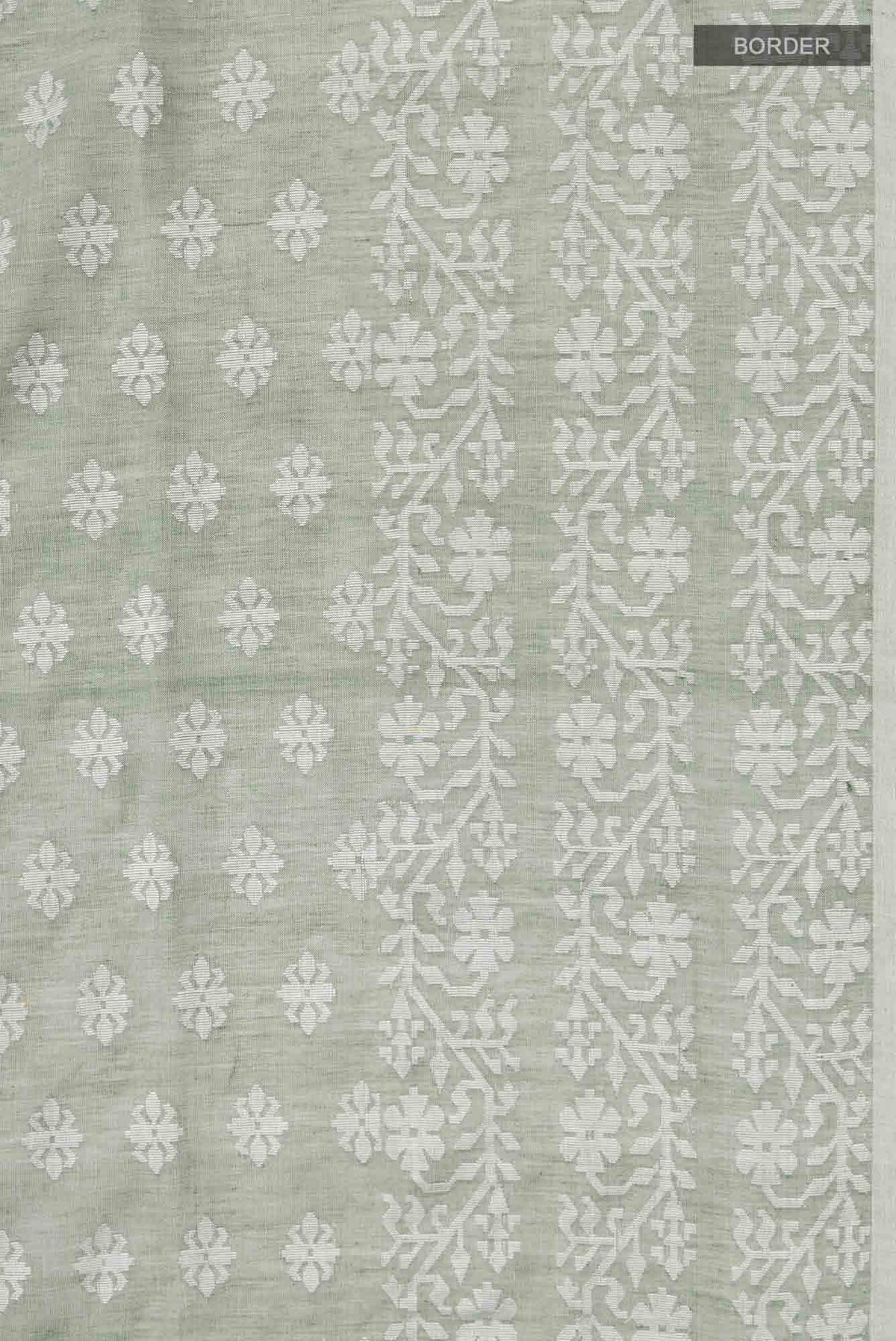 Mrinal-Sage Green Bengal Cotton saree