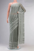 Mrinal-Sage Green Bengal Cotton saree