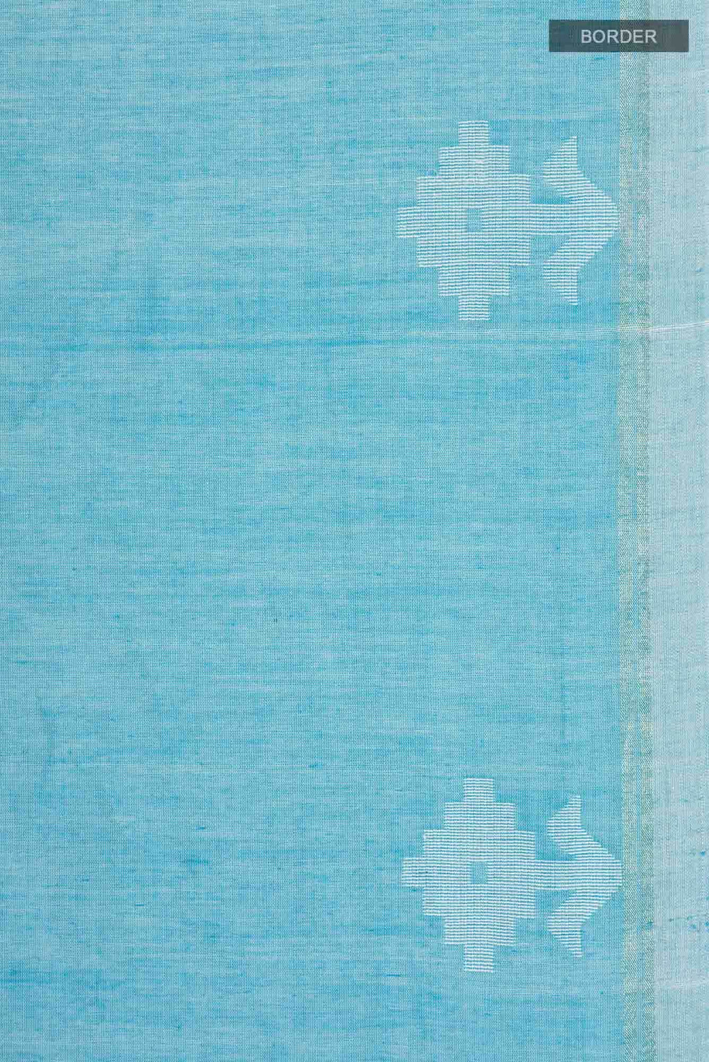 Anuradha-Sky Blue Bengal Cotton saree