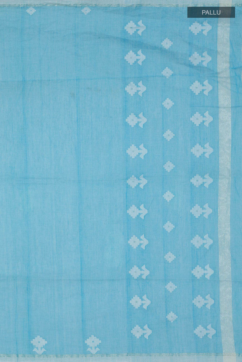 Anuradha-Sky Blue Bengal Cotton saree