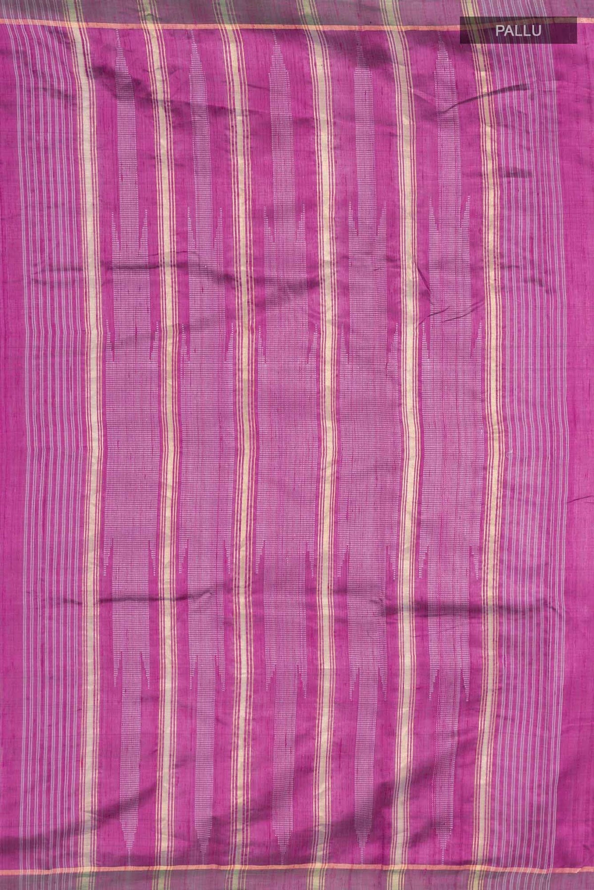 Mystic Berry-Magenta Bhagalpuri Tussar Silk Saree