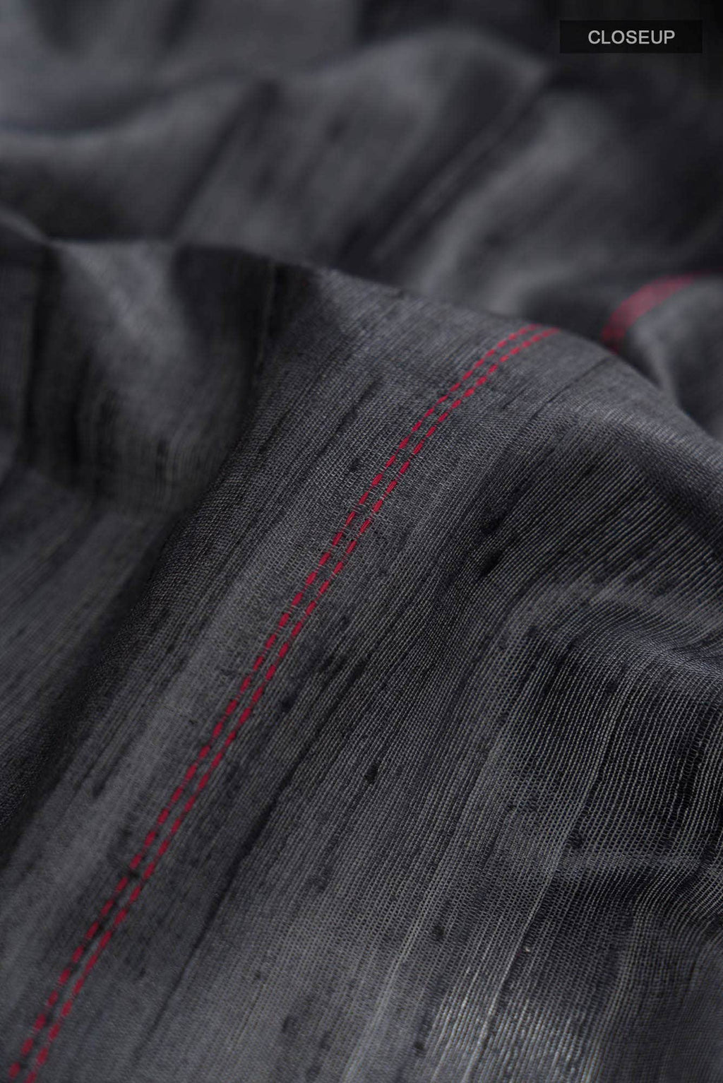 Dusky Diva-Black Tussar Silk Saree