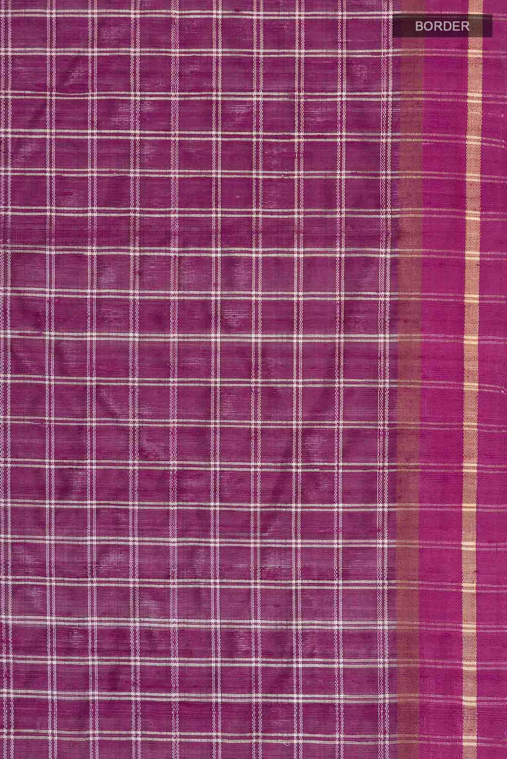 Metallic Magenta-Magenta Bhagalpuri Tussar Silk Saree