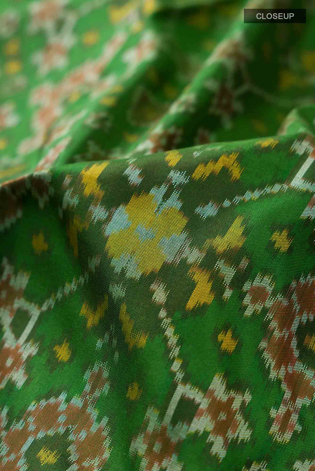 Green Pochampally Silk Saree