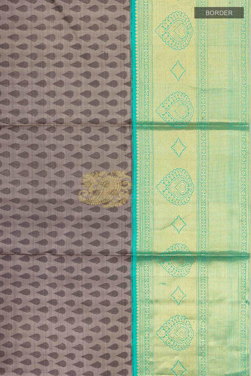 Grey Kanjivaram Silk Saree