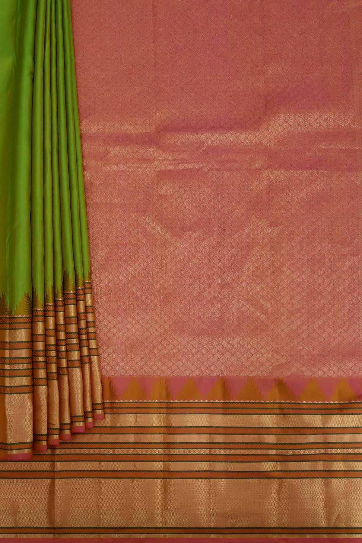 Green Kanchipuram Silk Saree