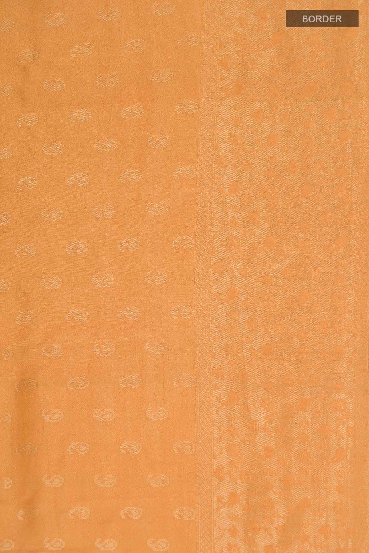 Mustard Mysore Crepe Saree