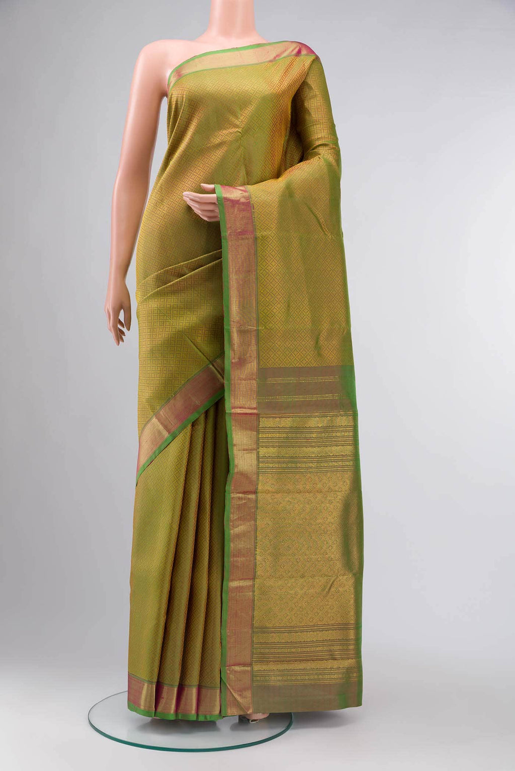 Green Kanchipuram Silk Saree
