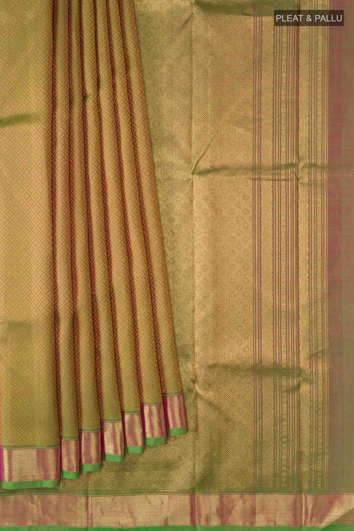 Green Kanchipuram Silk Saree