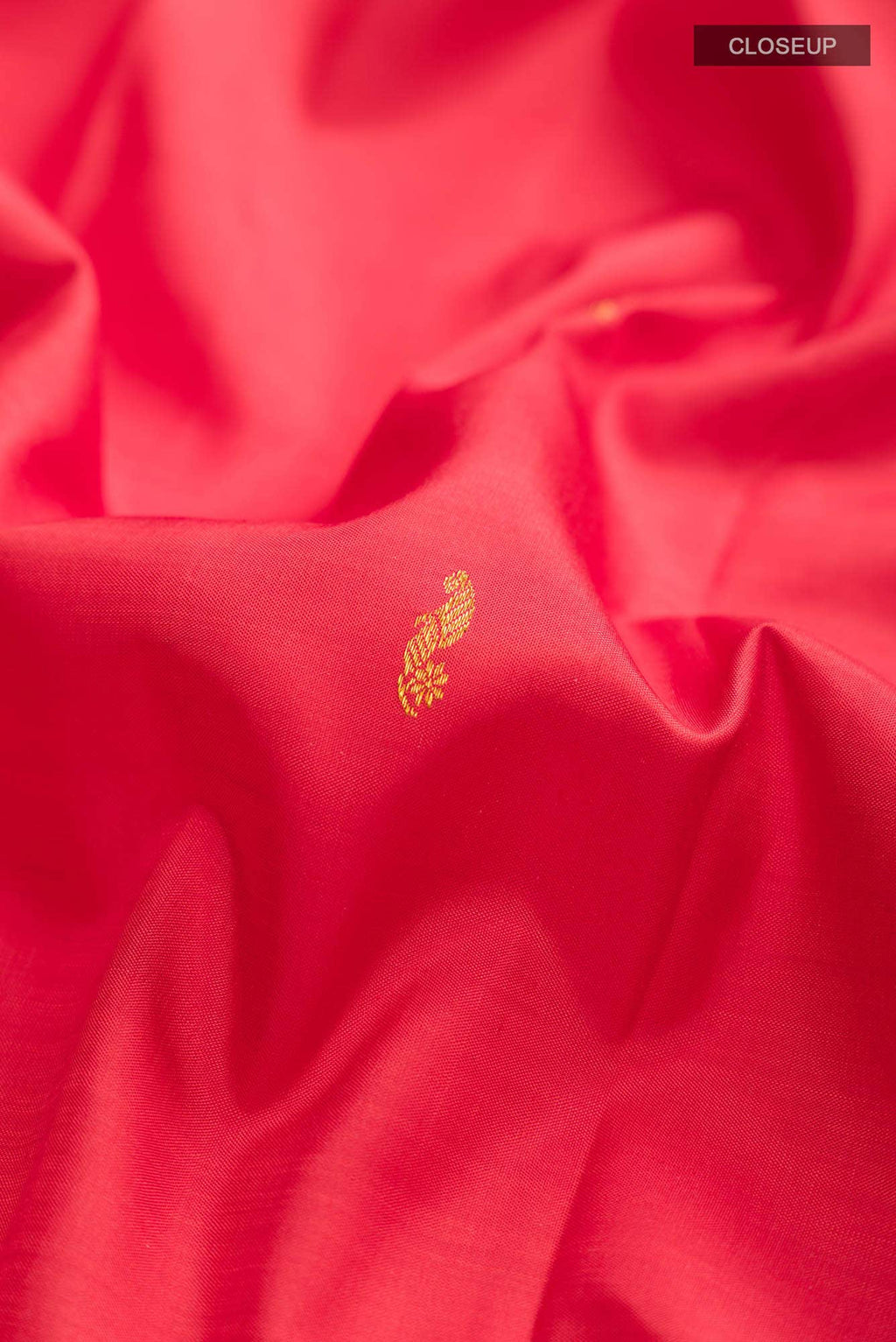 Coral Kanjivaram Silk Saree