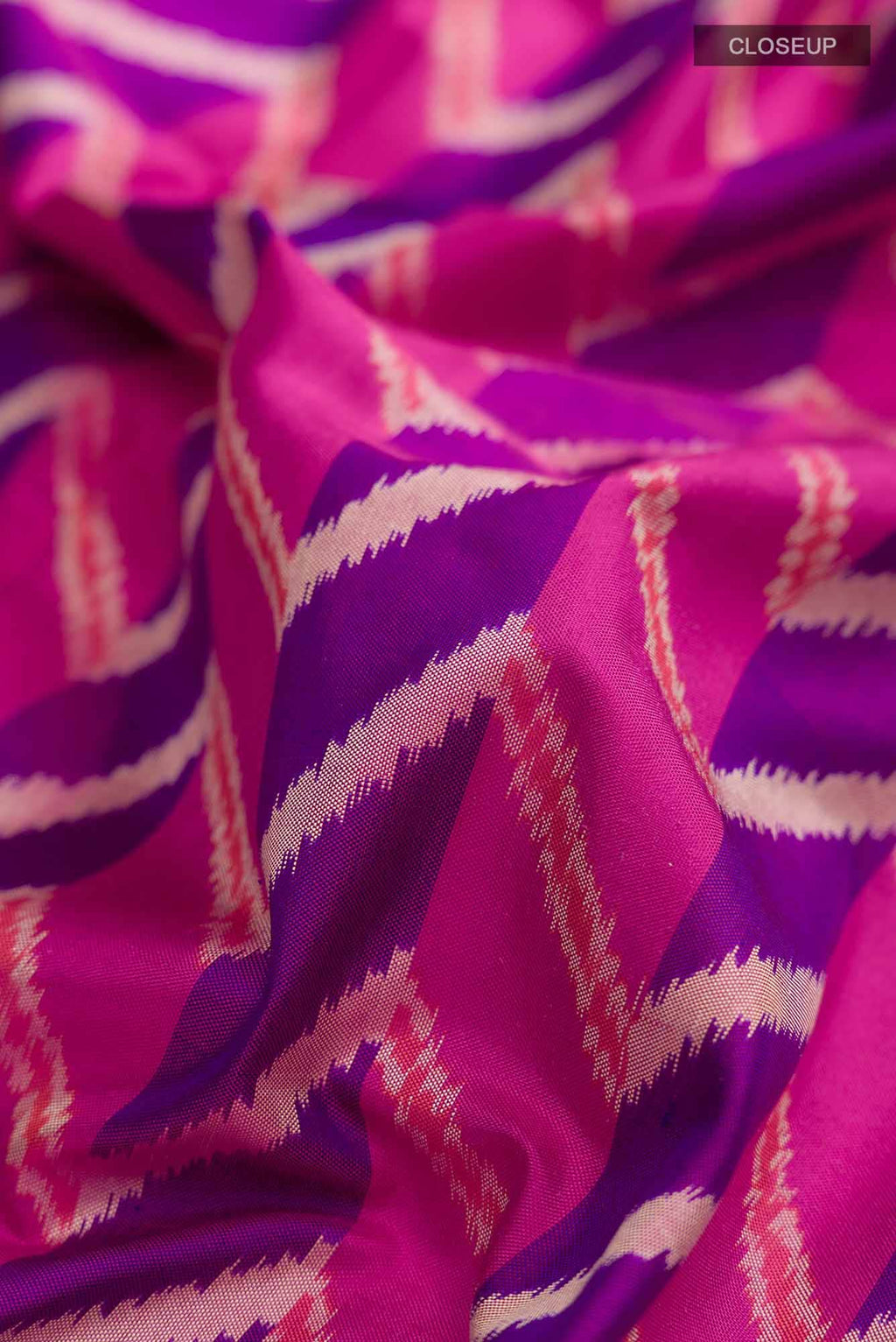 Pink Pochampally Silk Saree