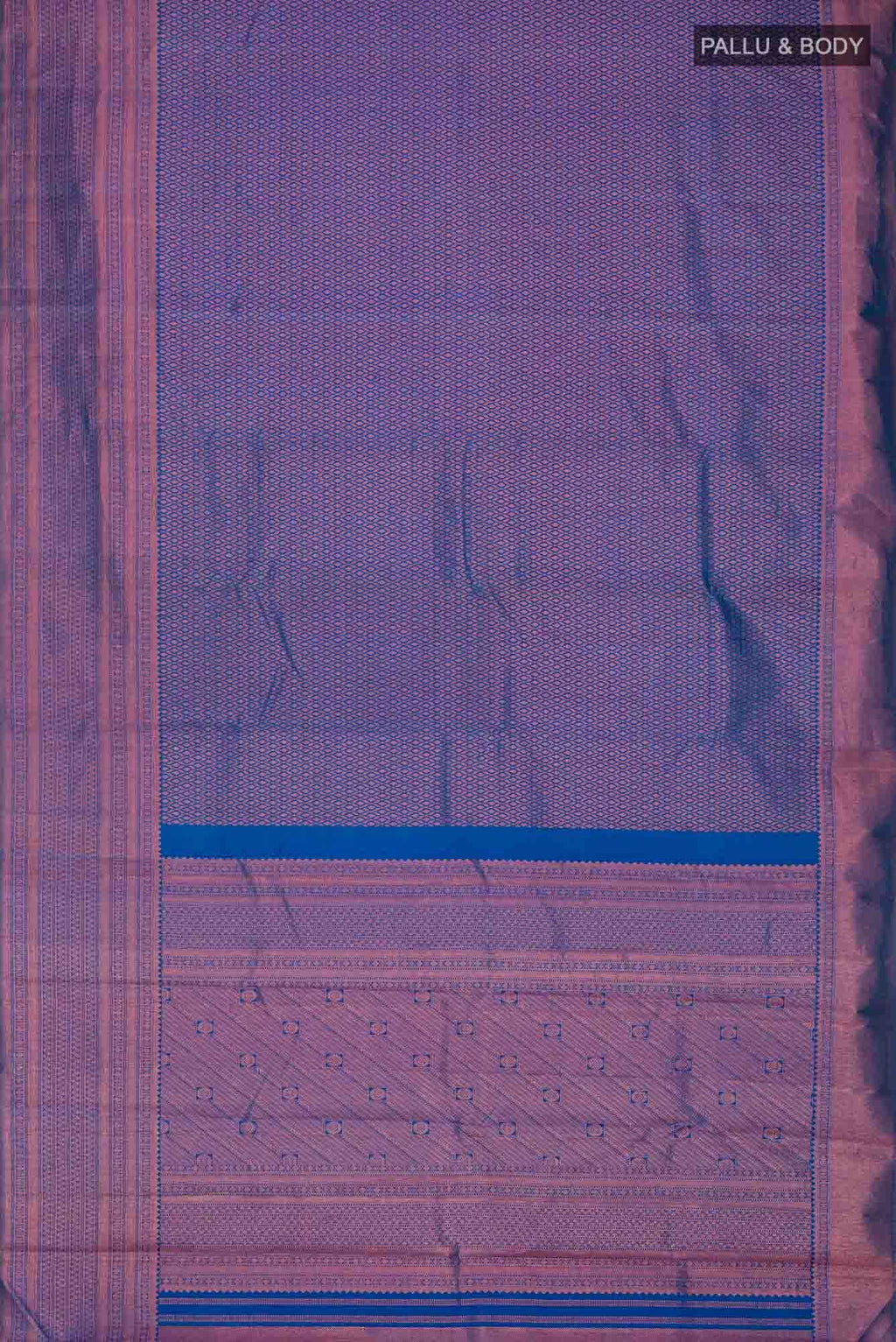 Blue Kanchipuram Silk Saree