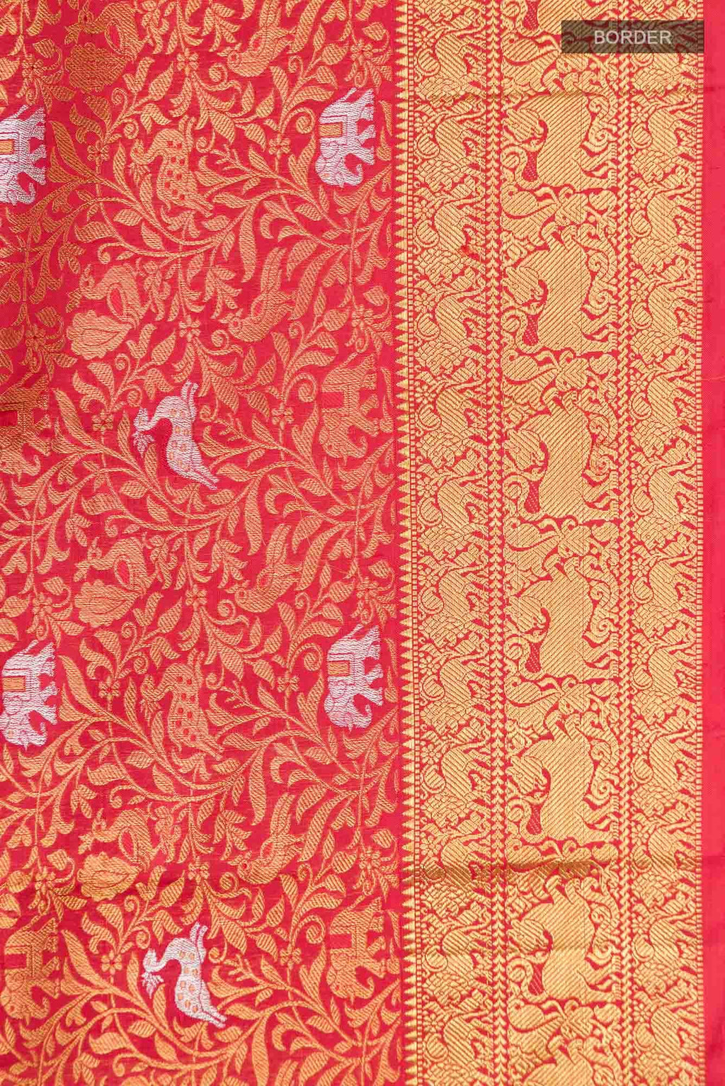 Red Kanjivaram Silk Saree