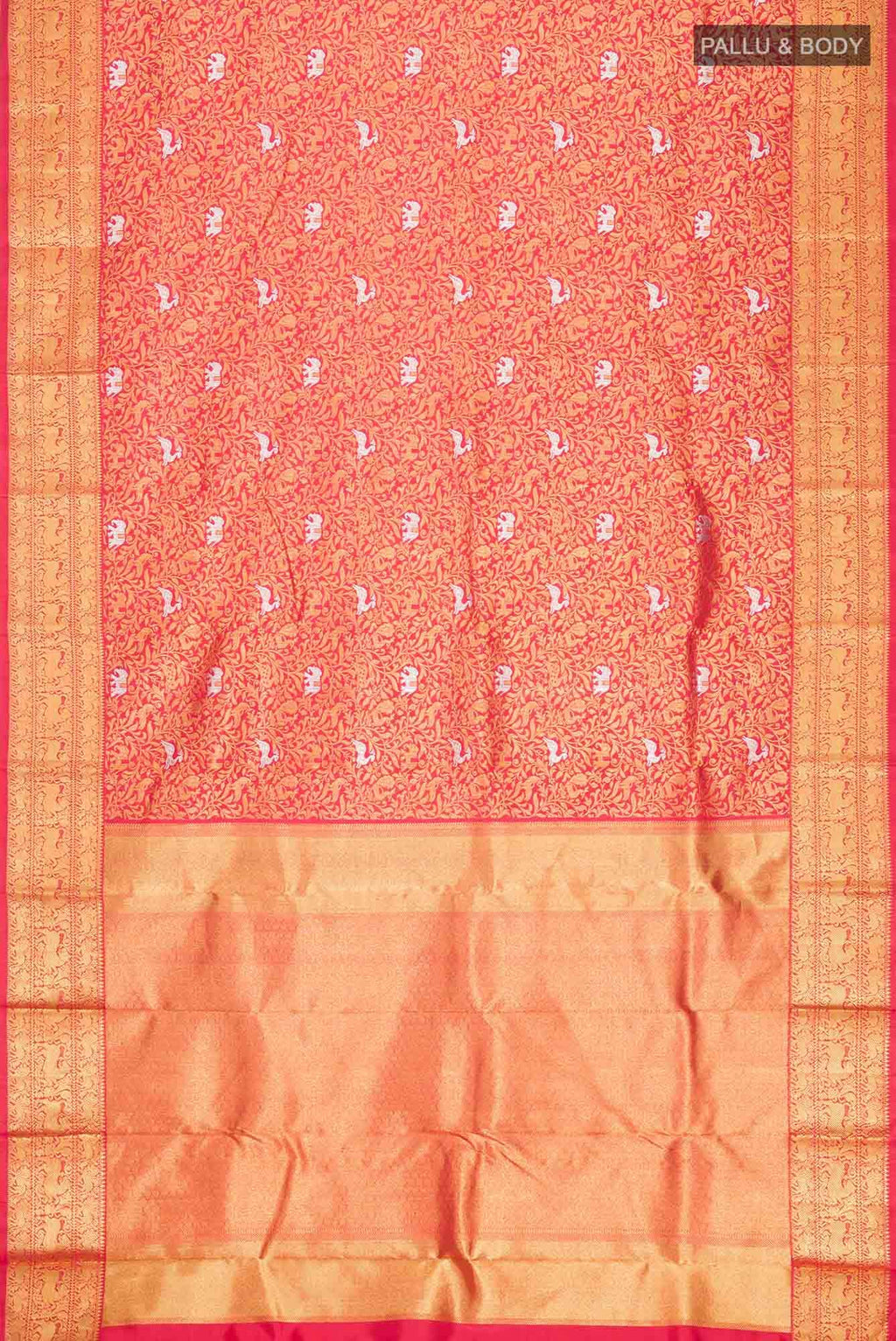 Red Kanjivaram Silk Saree