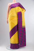 Yellow Kanchipuram Silk Saree