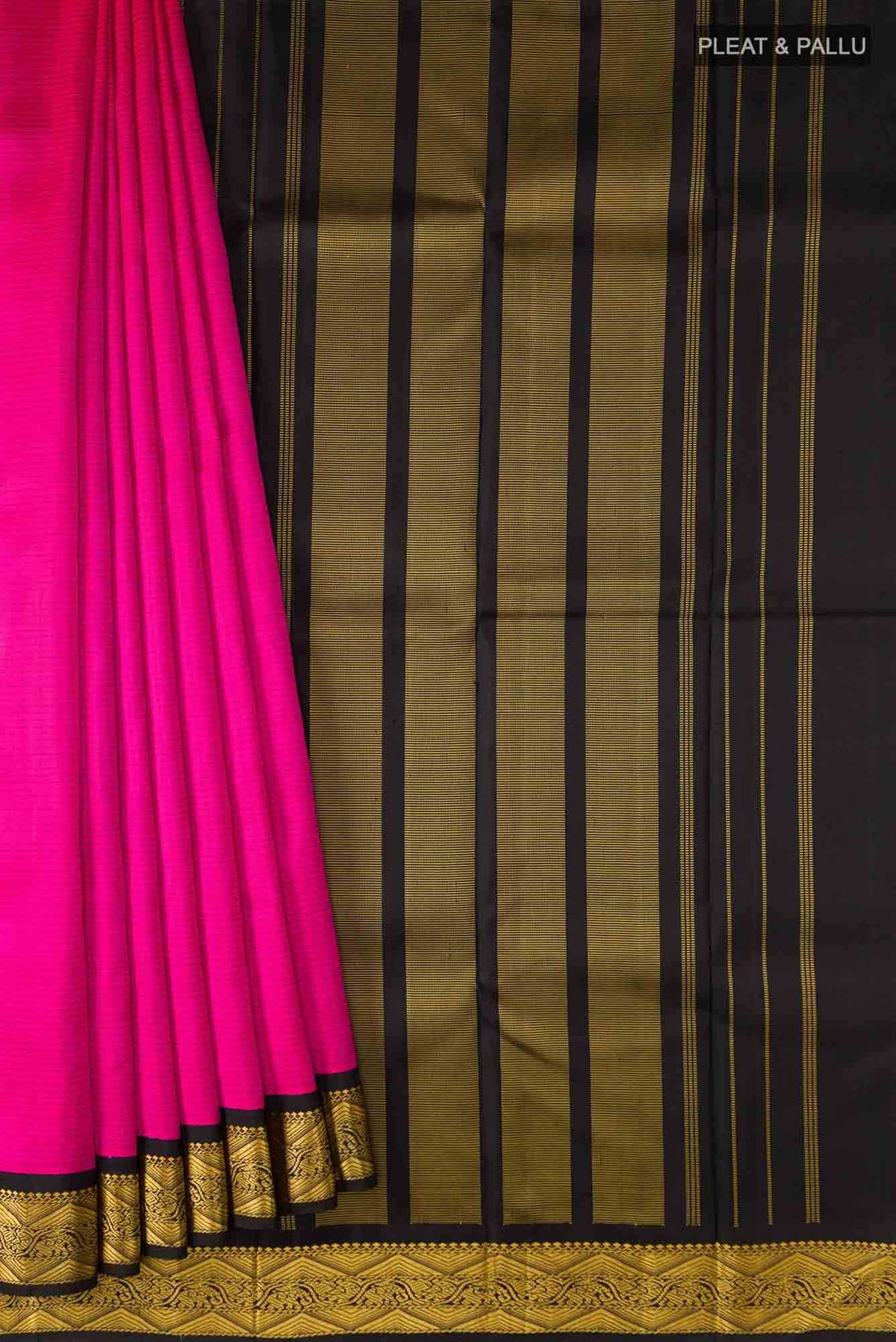 Pink Kanchipuram Silk Saree