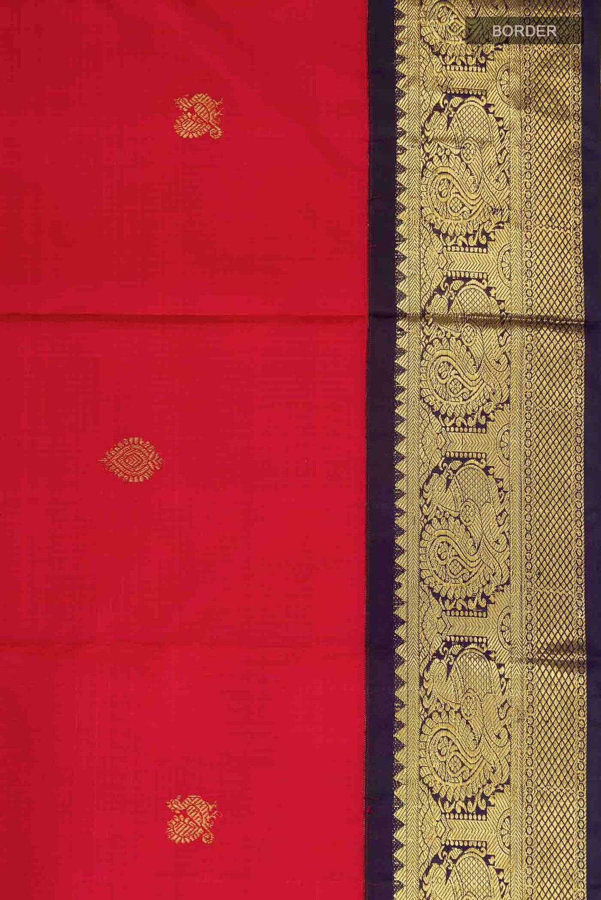 Red Kanjivaram Silk Saree