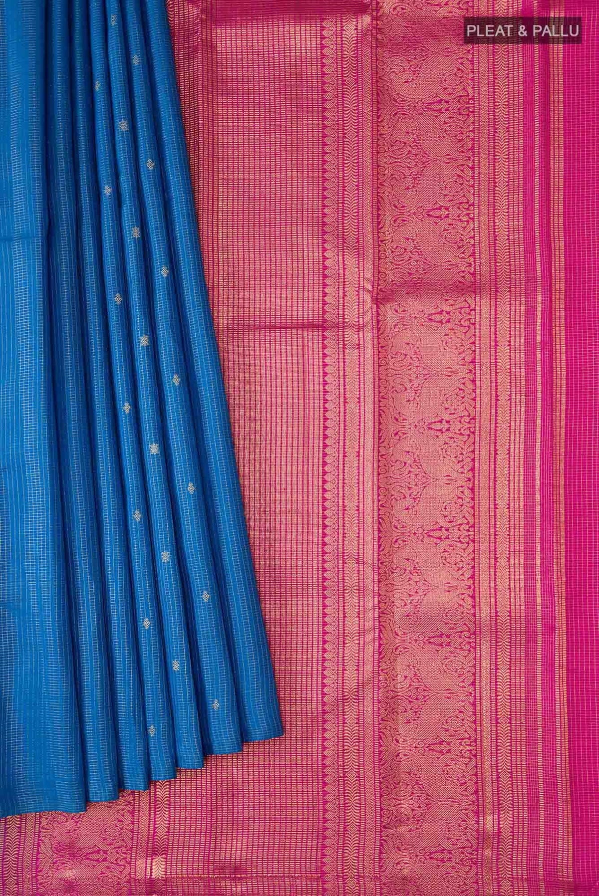 Blue Kanjivaram Silk Saree