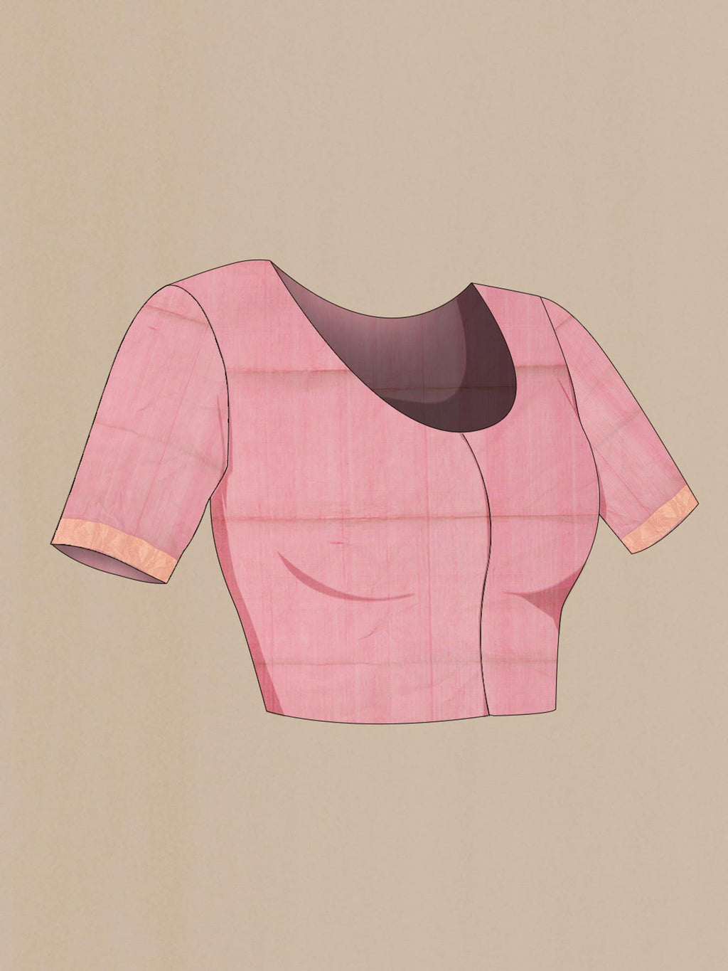 Pink Silk Cotton Saree
