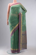 Green Silk Cotton Saree