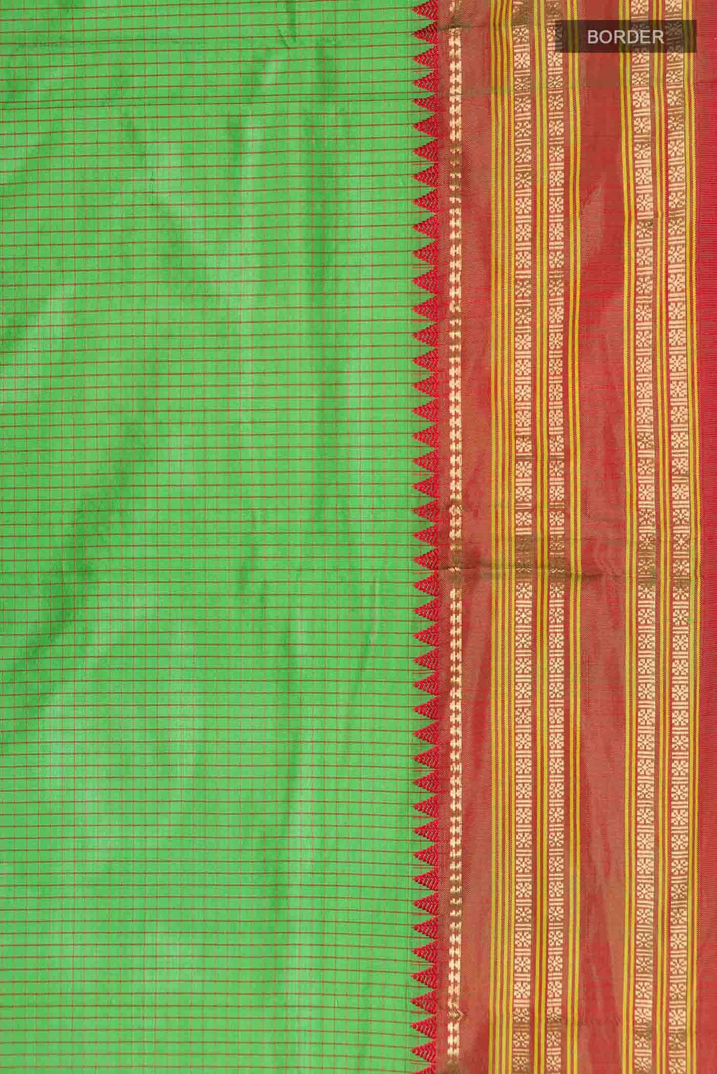 Green Narayanpet Silk Saree