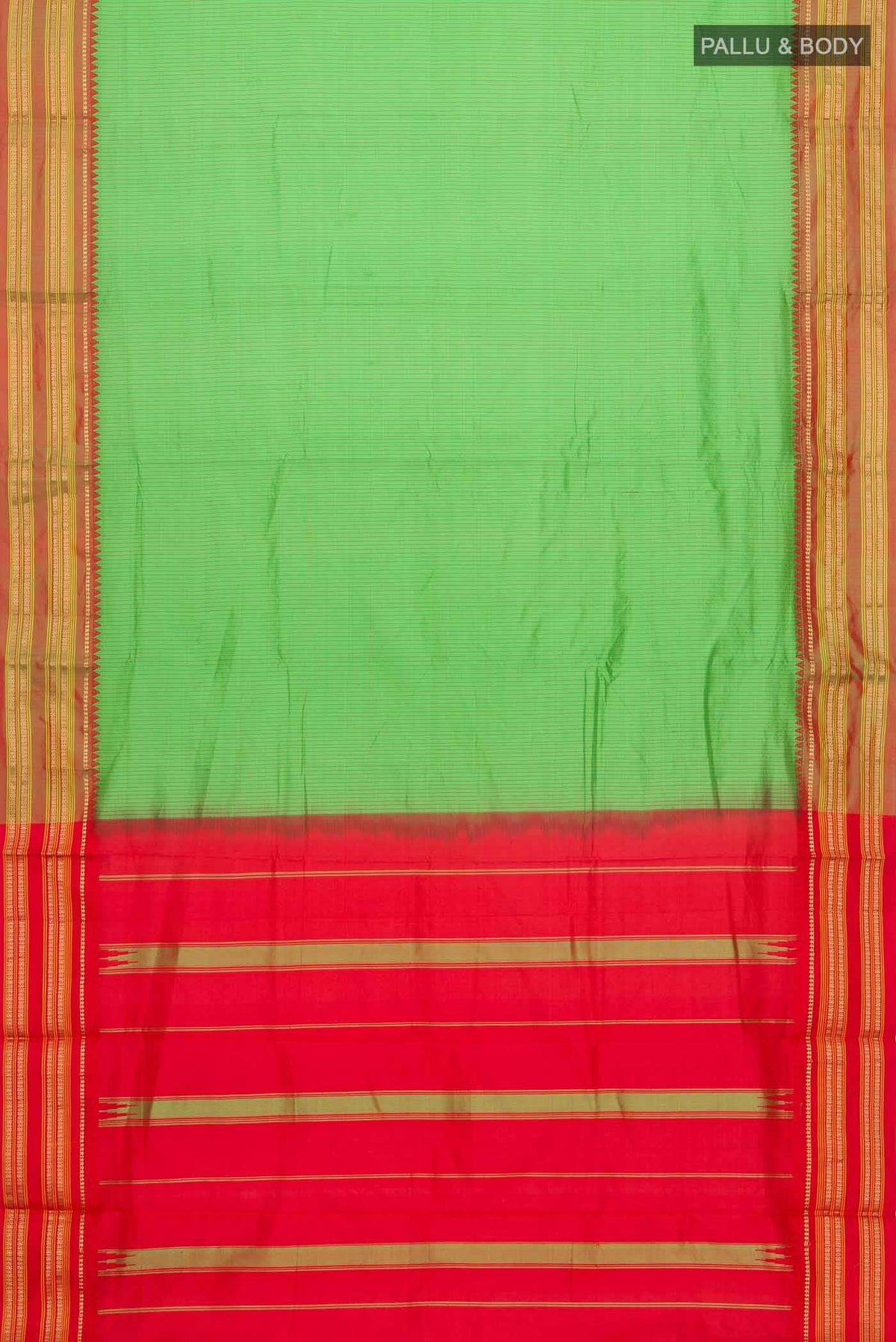 Green Narayanpet Silk Saree